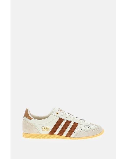 Adidas Originals White Sneakers Pelle E Tessuto for men