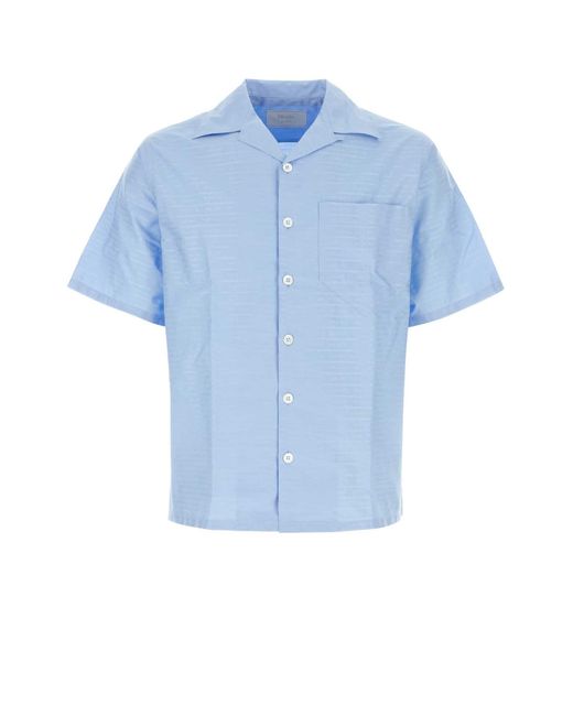 Prada Blue Camicia for men