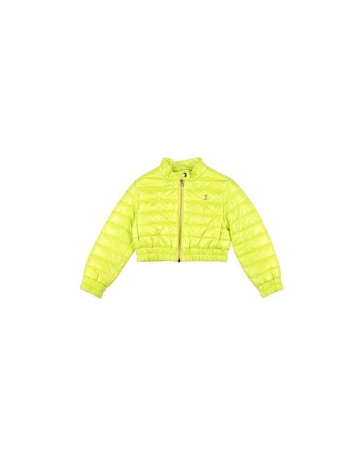 Herno Yellow Kids Outerwear Jacket Gi000069G-12017 Giallo Fluo Clothing