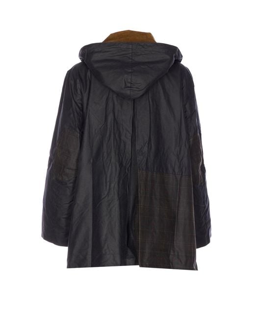 BARBOUR X GANNI Blue Coats Waxed Cotton