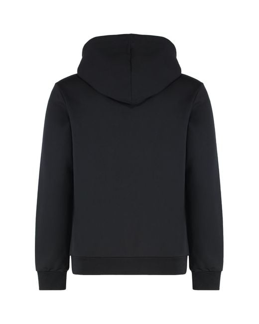 A.P.C. Black Cotton Hoodie- Jumpers for men