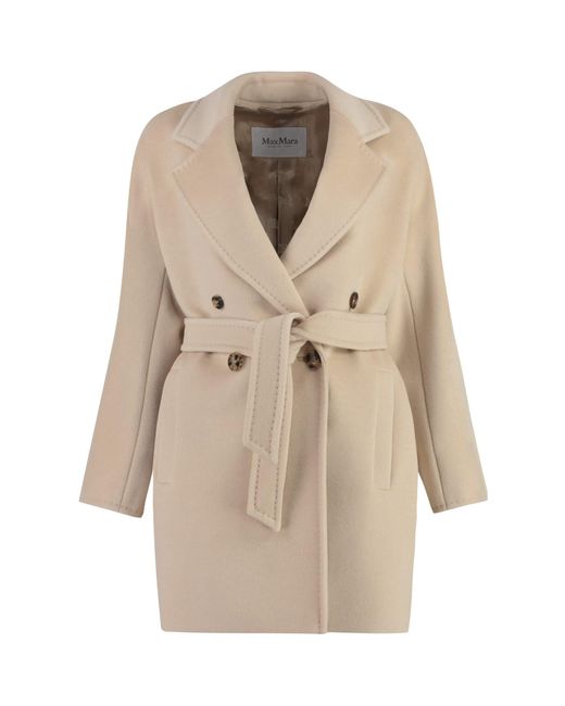 Max Mara Natural 101801 Wool And Cashmere Icon Coat