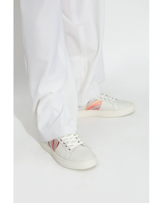 Paul Smith White Dusky Swirl Lapin Trainers