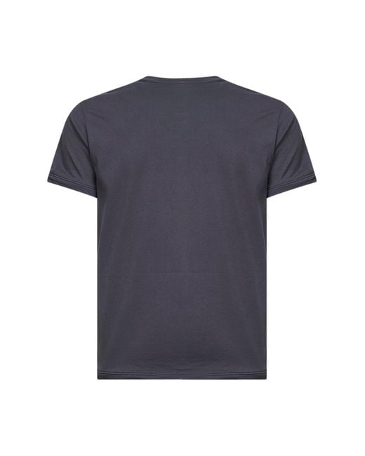 Prada Blue Shapeable Cotton T-Shirt for men