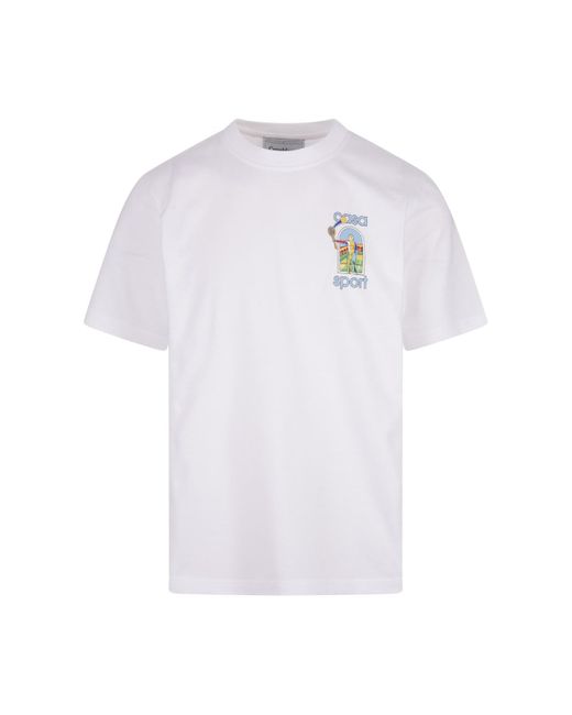 Casablancabrand White Le Jeu Colore T-Shirt for men