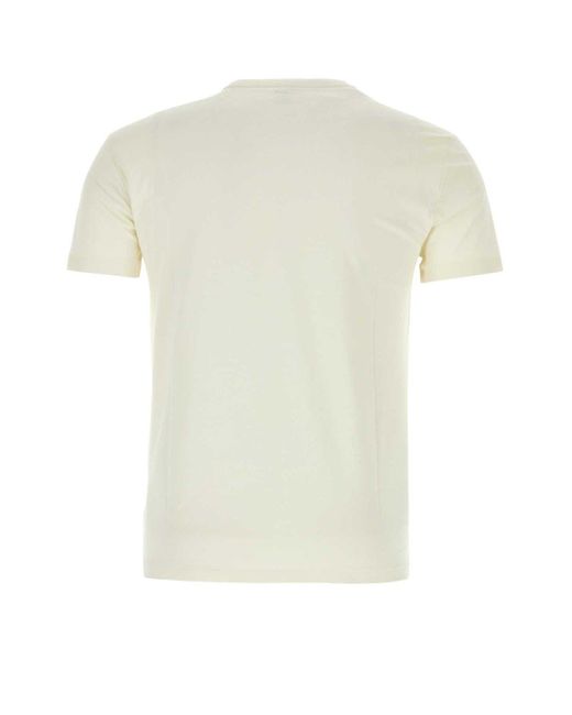 Ralph Lauren White Pony Embroidered Crewneck T-Shirt for men