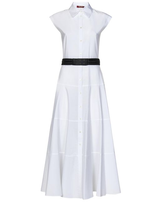 Max Mara Studio White Maxi Dress