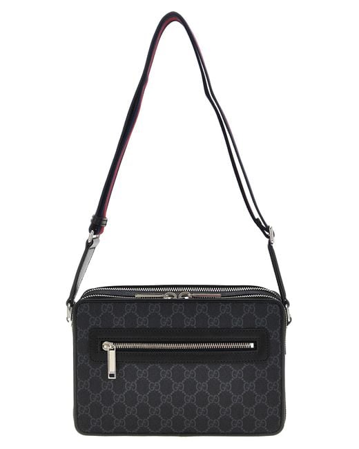 Gucci Black Gg Shoulder Strap for men
