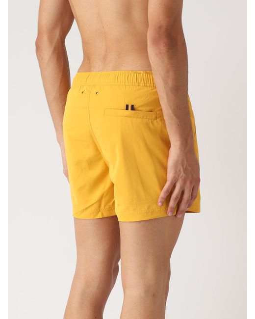 K-Way Yellow Costume Da Bagno Boxer Swim Shorts for men
