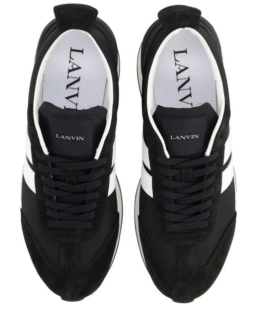 Lanvin Black Sneaker Bumpr Calf Leather Bovine Trainers