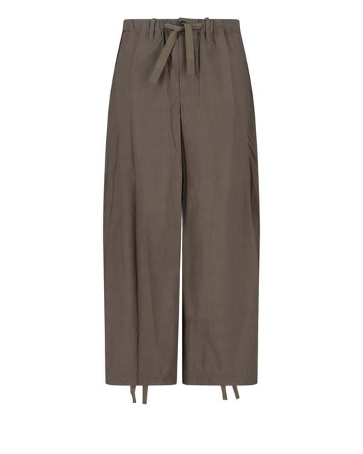 Sacai Brown Trousers Cotton for men