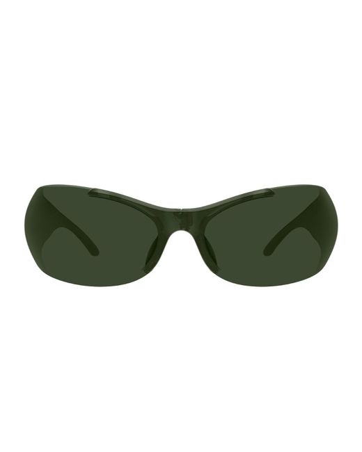 Balenciaga Green Bb0454S Linea Extreme Bio-Inettato Sunglasses