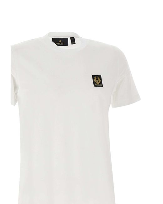 Belstaff White Cotton T-shirt for men