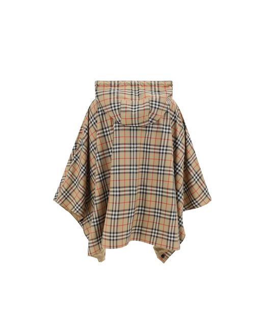 Burberry Natural Poncho Jacket