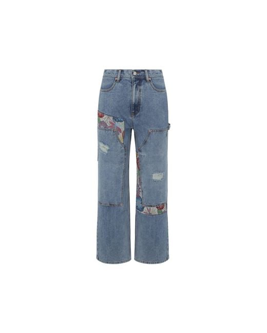 ANDERSSON BELL Denim Floria Jeans in Dusty Blue (Blue) | Lyst
