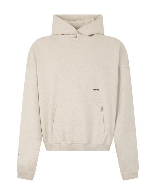 Represent White Hoodie Cotton Jumpers for men
