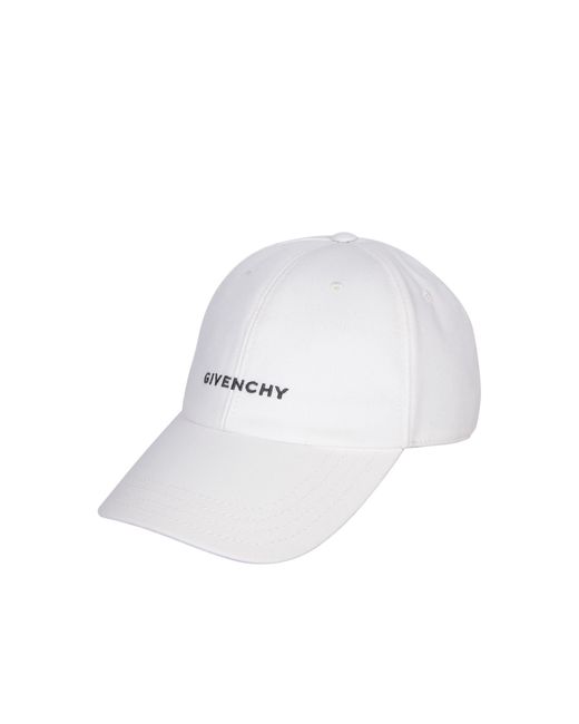 Givenchy White Baseball Cap for men