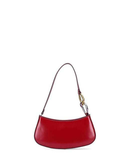 STAUD 'ollie' Shoulder Bag in Red