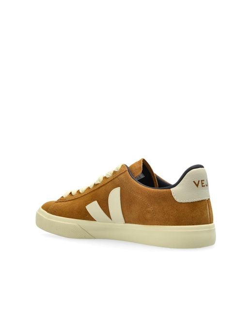 Veja Metallic Sneakers Campo Leather for men