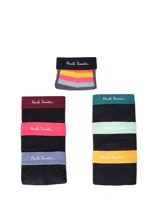 Paul Smith White Pack Of Seven Boxers for men