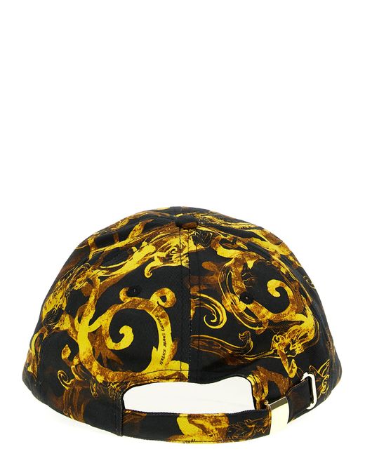 Versace Black Logo Embroidery Cap Hats for men