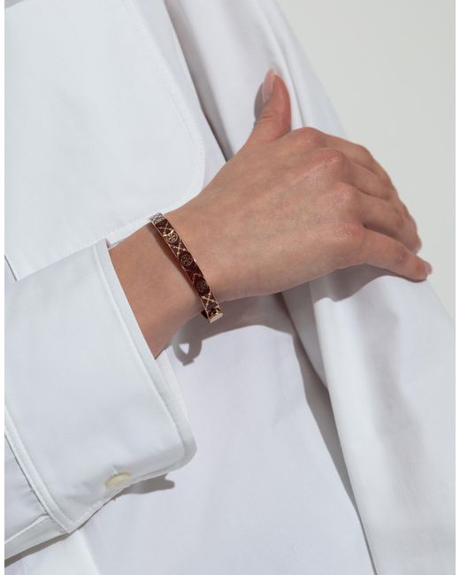 Tory Burch White T Monogram Miller Stud Hinge Bracelet Accessories Jewelry