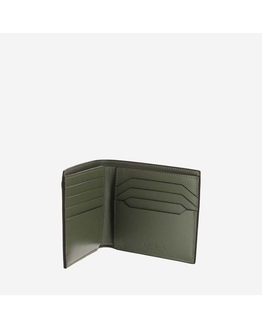 Montblanc Green Wallet With 8 Compartments Vitello & Cardholders for men