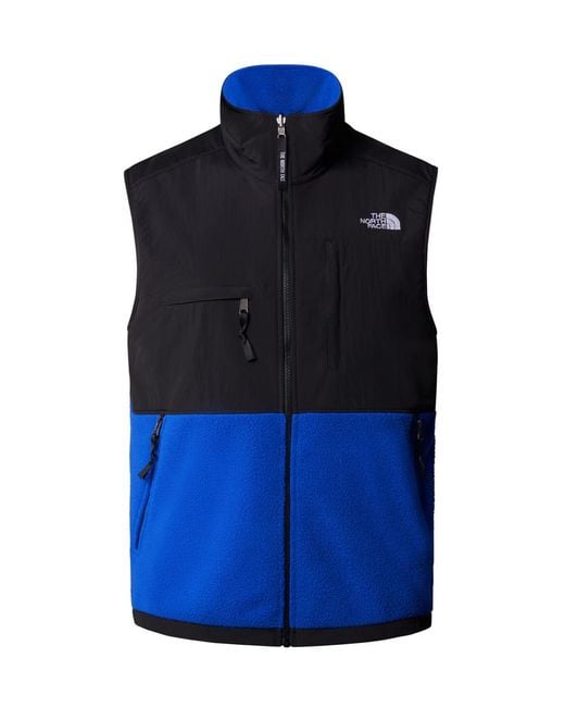 The North Face Blue Retro Denali Vest Jacket Clothing Coats for men