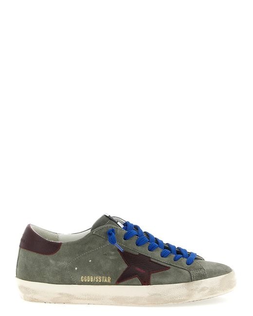 Golden Goose Deluxe Brand Blue 'Superstar' Sneakers for men