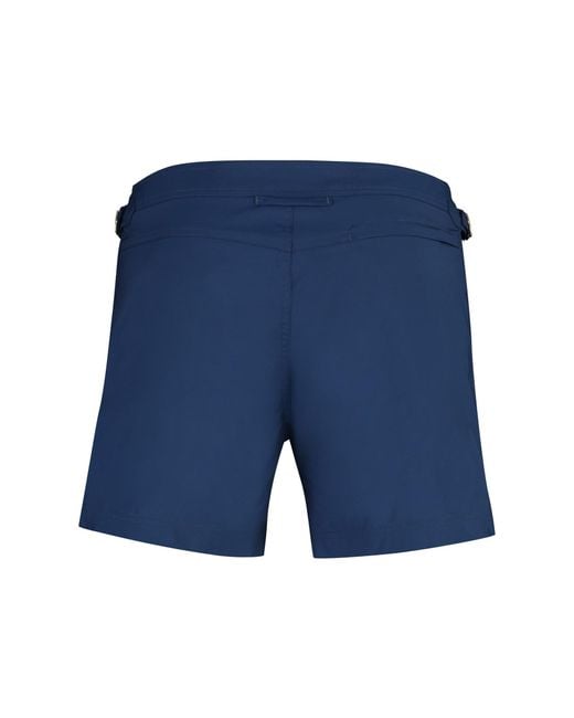 Tom Ford Blue Nylon Swim Shorts for men