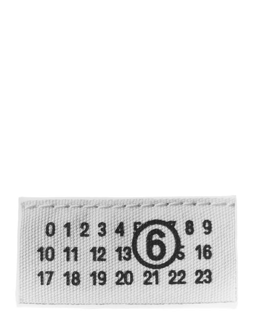 MM6 by Maison Martin Margiela Gray Etichetta Numeric Clutch