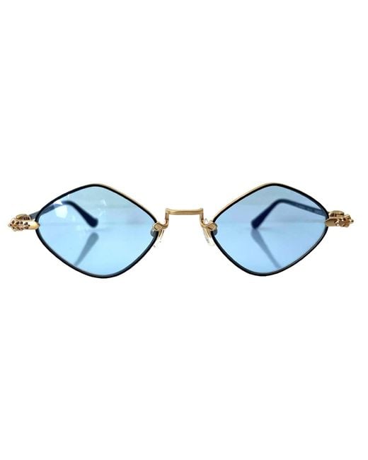 Chrome Hearts Diamond Dog - Midnight Blue Sunglasses for men