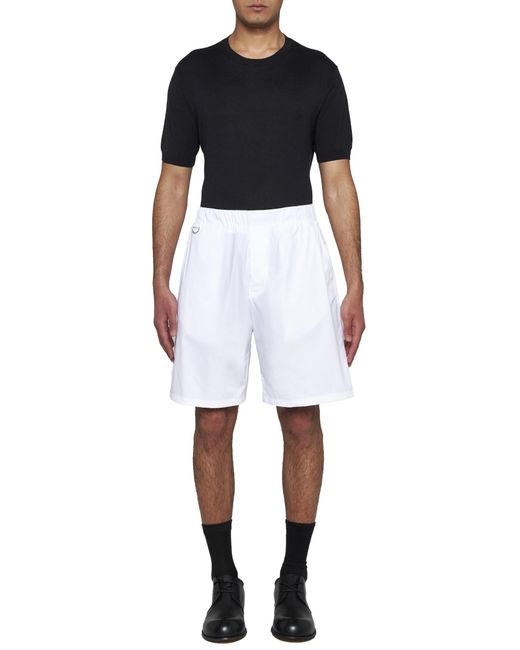 Low Brand White Shorts for men
