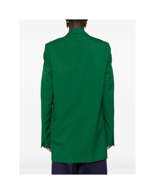 Dries Van Noten Green Jackets