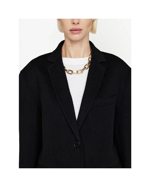 Anine Bing Black Wool Blazer