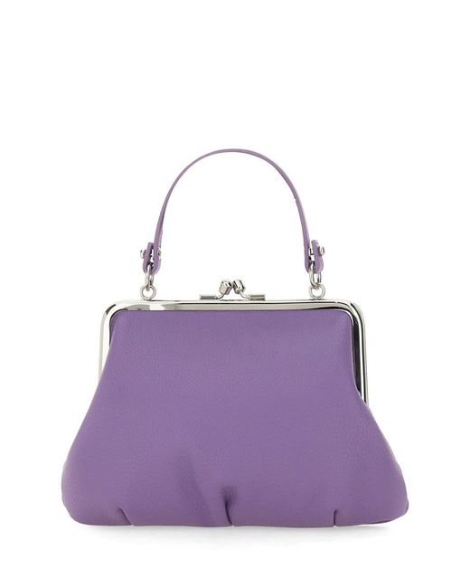 Vivienne Westwood Purple Granny Frame Bag