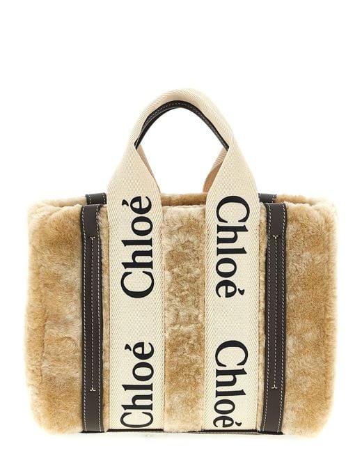 Chloé Metallic Woody Small Handbag