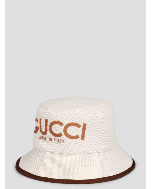Gucci Natural Print Bucket Hat for men