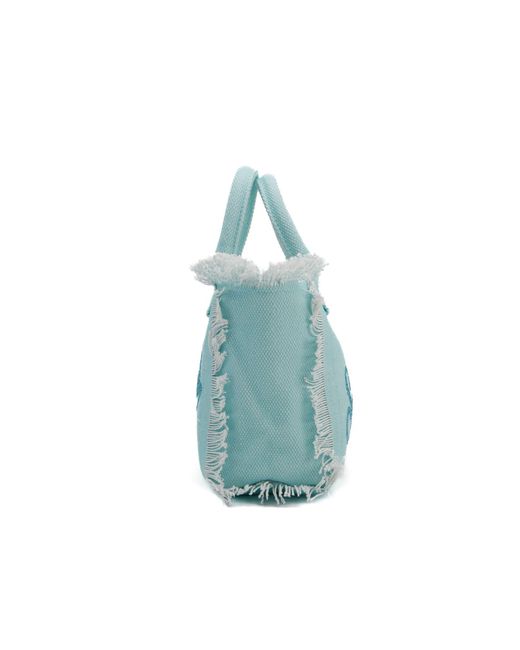 Mc2 Saint Barth Blue Vanity Mini Strass Light Bag