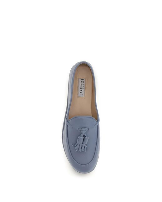 Fratelli Rossetti Blue Tassel Loafers Calf Leather