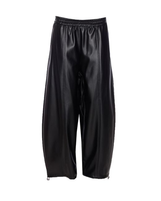 パンツ Pinko Trousers PINKO wide-leg Cotton Trousers | Brown | FARFETCH