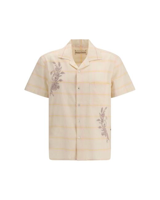 BAZISZT White Provence Shirt Cotton for men