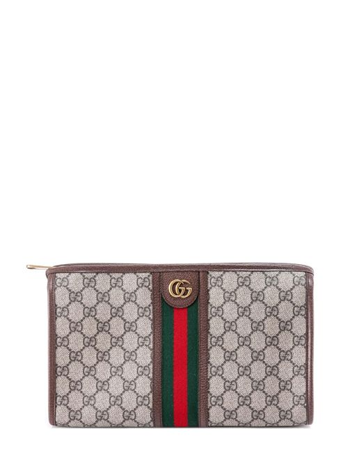 Gucci Gray Ophidia Gg Beauty Case for men