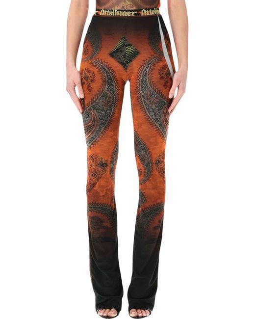 OTTOLINGER Multicolor Paisley Mesh Pants