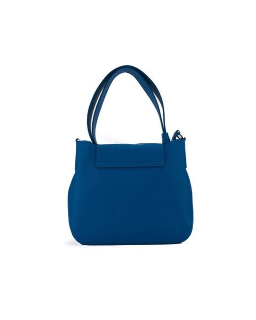 Orciani Blue Dama Soft Midi Bag