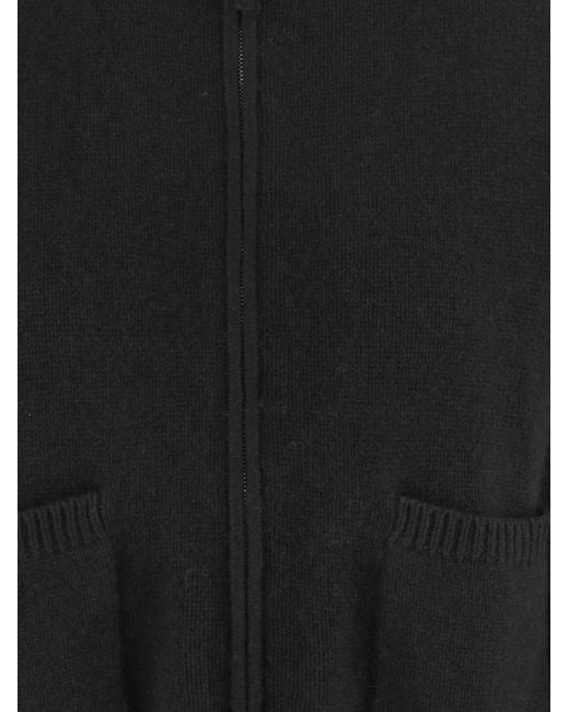 Allude Black Cashmere Sweater