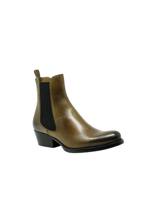 Sartore Green Sr421001 Toscano Leather Ankle Boots