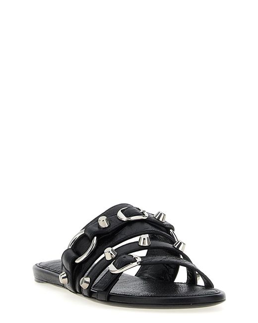 Balenciaga Black 'City' Sabots