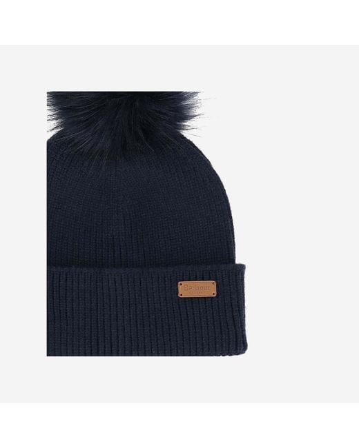 Barbour Red Scarf And Hat Set