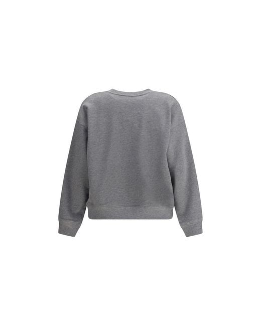 Maison Kitsuné Gray Cotton Sweatshirt